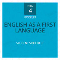 English as a 1st Language Student’s Booklet